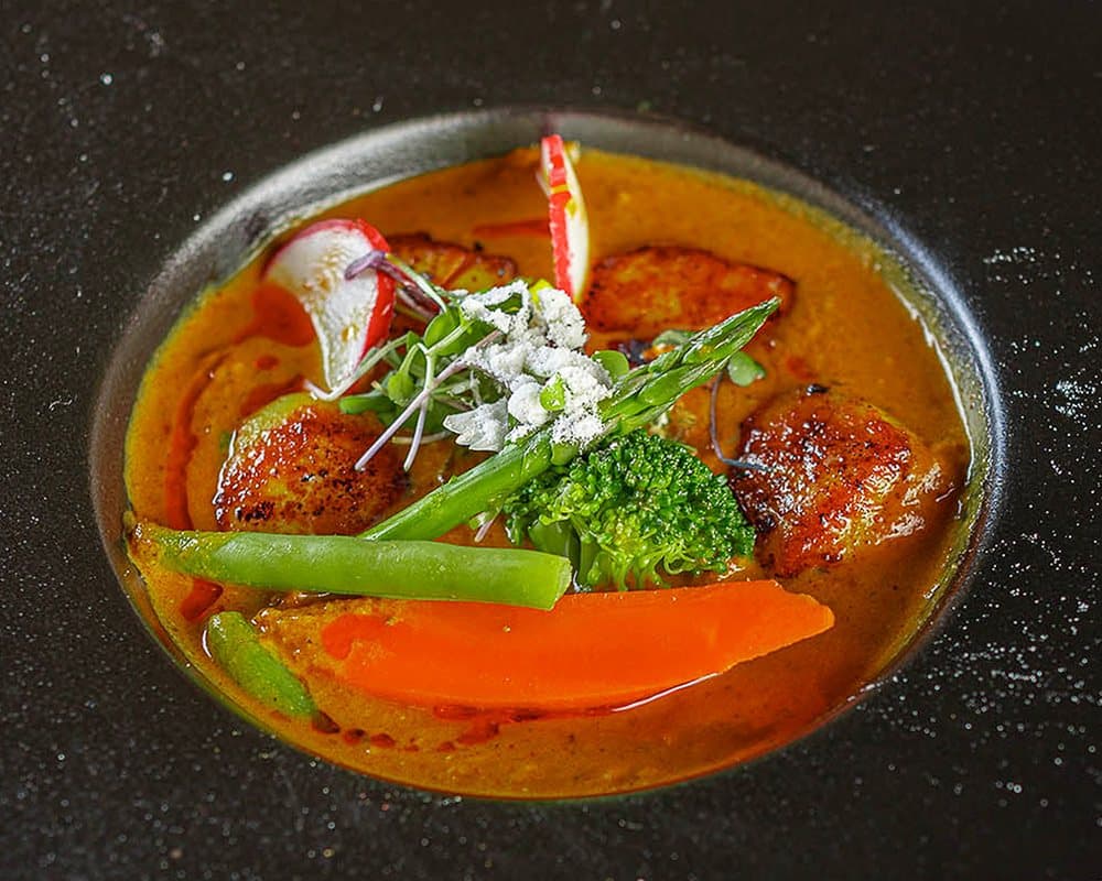 Grilled Scallop Masala Fusion